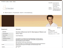 Tablet Screenshot of beate-iglauer.de